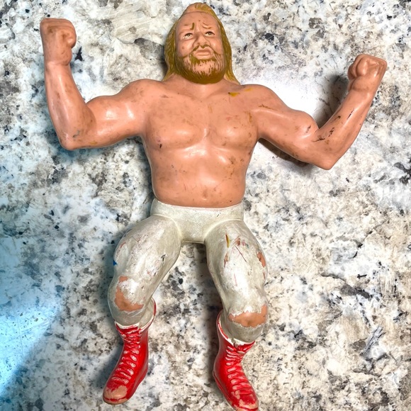 ⚡️LOT OF 6 WWF TITAN SPORTS 1986 VINTAGE RUBBER WRESTLING ACTION FIGURES⚡️ - Picture 7 of 7
